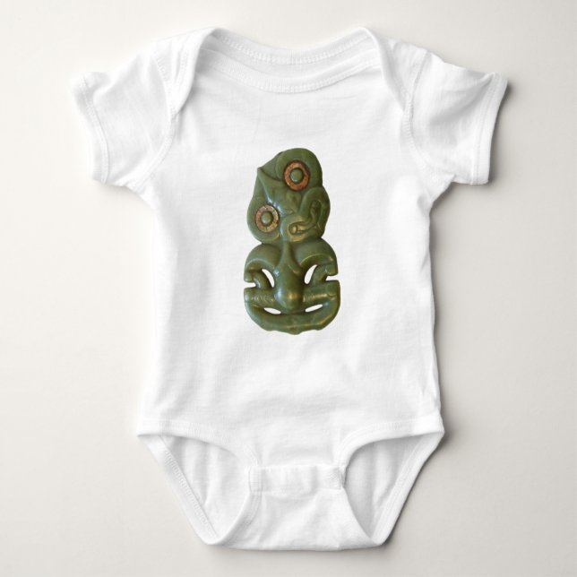 Maori Hei-Tiki Infant Baby Bodysuit (Front)