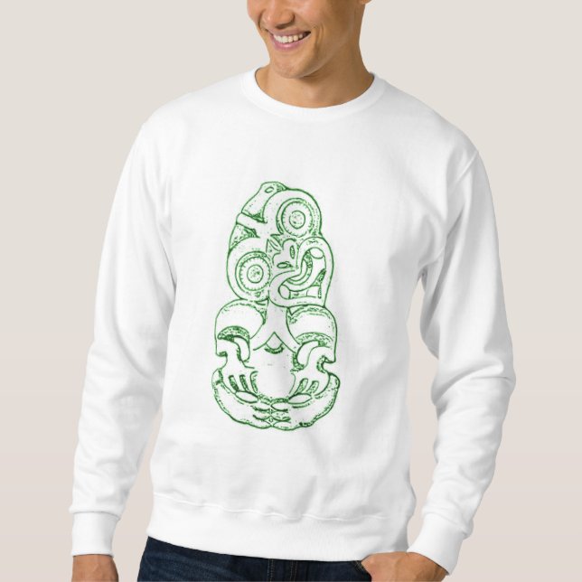 Maori Hei-Tiki Sketch Sweatshirt (Front)