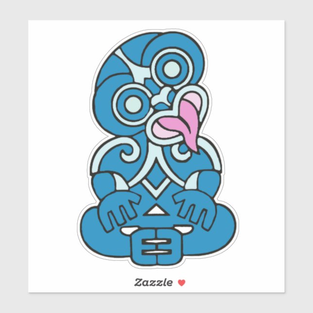 Maori Hei Tiki Sticker (Sheet)