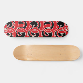 Maori Inspired Spiral Skateboard