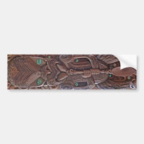 Maori Kahungunu Carving _ Sticker