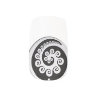 MAORI KORU design nail art of New Zealand