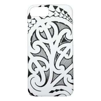 Maori Koru/fern Tattoo Iphone 8/7 Case by MarkStorm at Zazzle