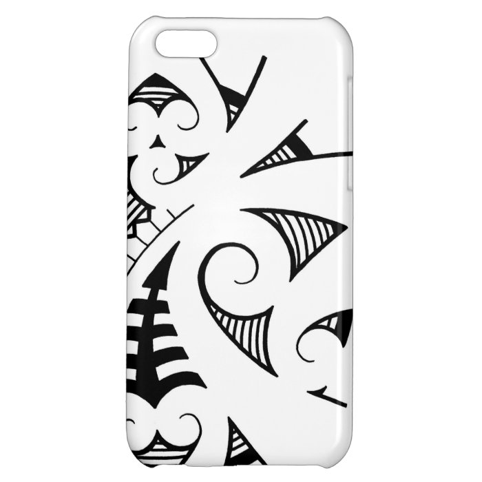 Maori koru tattoo design iPhone 5C case