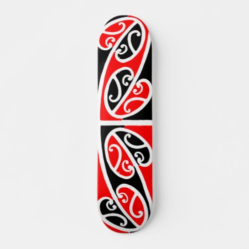Maori Kowhaiwhai Pattern 2 _ Skateboard