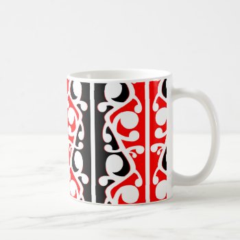 Maori Kowhaiwhai Traditional Pattern Coffee Mug by Piedaydesigns at Zazzle
