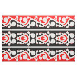 Maori Kowhaiwhai Traditional Pattern Fabric