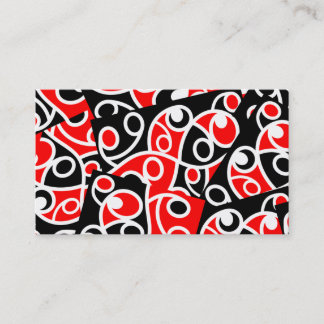 Maori Kowhaiwhai Tribal New Zealand Business Card