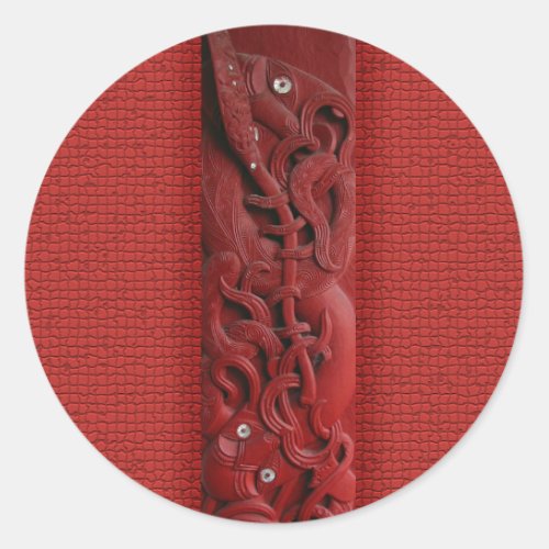 Maori Kupe Carving Sticker