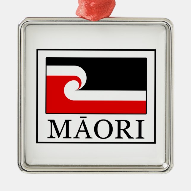 Maori Metal Ornament (Front)