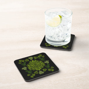 Māori New Zealand Art Beverage Coaster