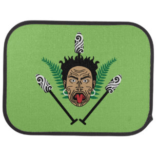 Maori New Zealand Kiwi NZ Art Culture Car Floor Mat