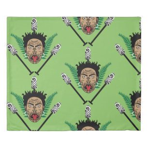 Maori New Zealand Kiwi NZ Art Culture Duvet Cover
