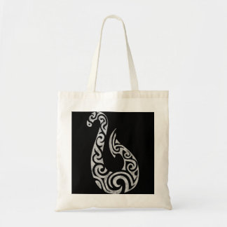 Maori New Zealand Polynesian Fish Hook Charm Gift Tote Bag