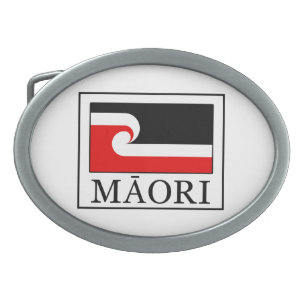 Maori Oval Belt Buckle