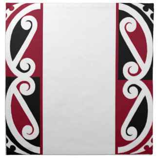 Maori Pattern Koru Cloth Napkin