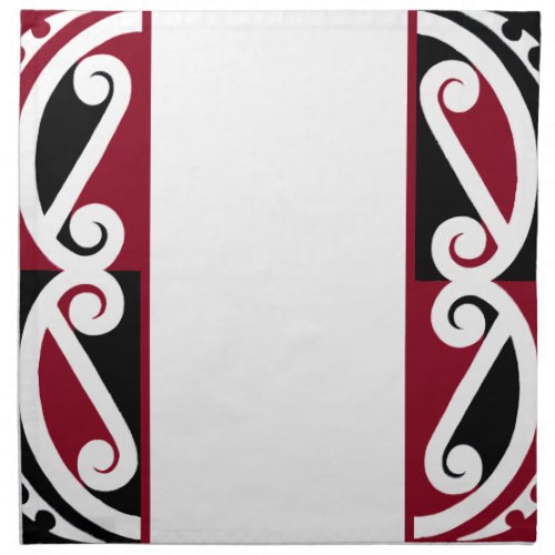 Maori Pattern Koru Cloth Napkin