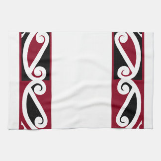 Maori Pattern Koru Kitchen Towel