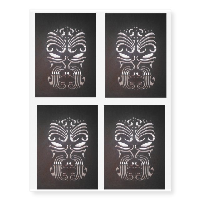 maori pattern temporary tattoo x4 (Front)