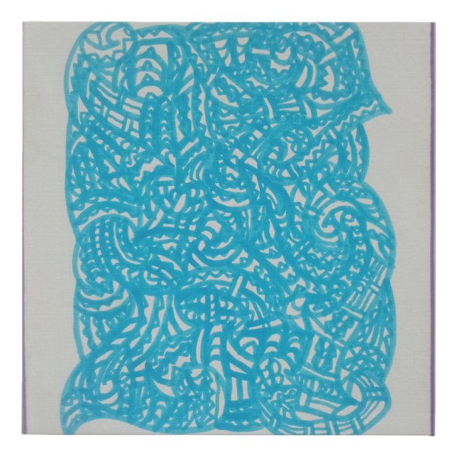 Maori/polynesian art faux canvas print (Front)