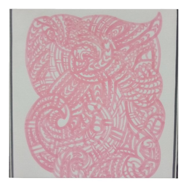 Maori/polynesian art faux canvas print (Front)