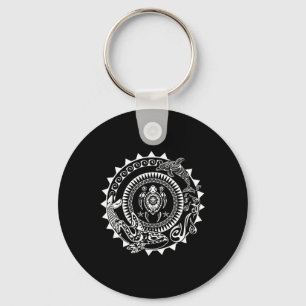 Maori Polynesian Tattoo Orca Dolphin Turtle Scuba Keychain