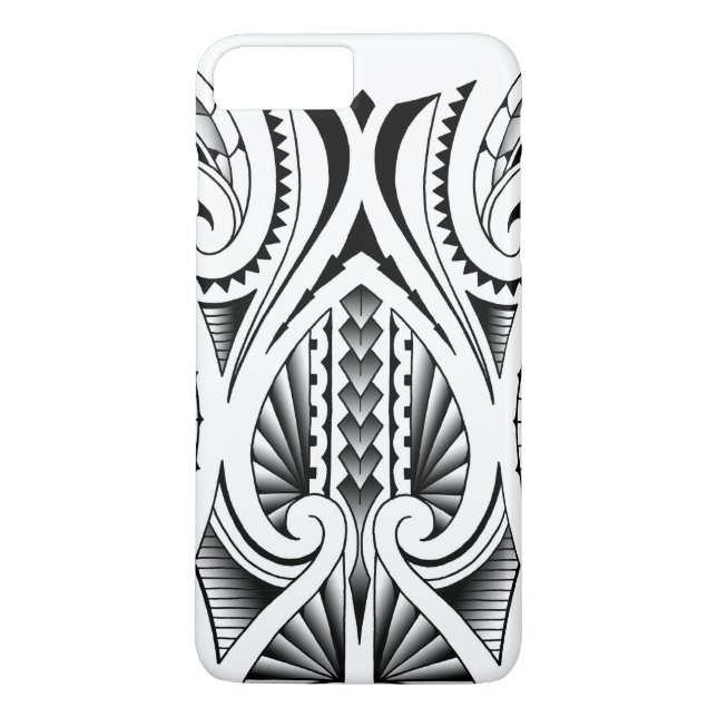 Maori / Polynesian tribal tattoo pattern Case-Mate iPhone Case (Back)