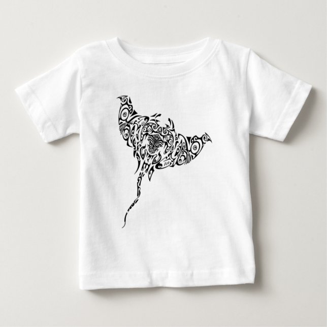 Maori Ray Baby T-Shirt (Front)