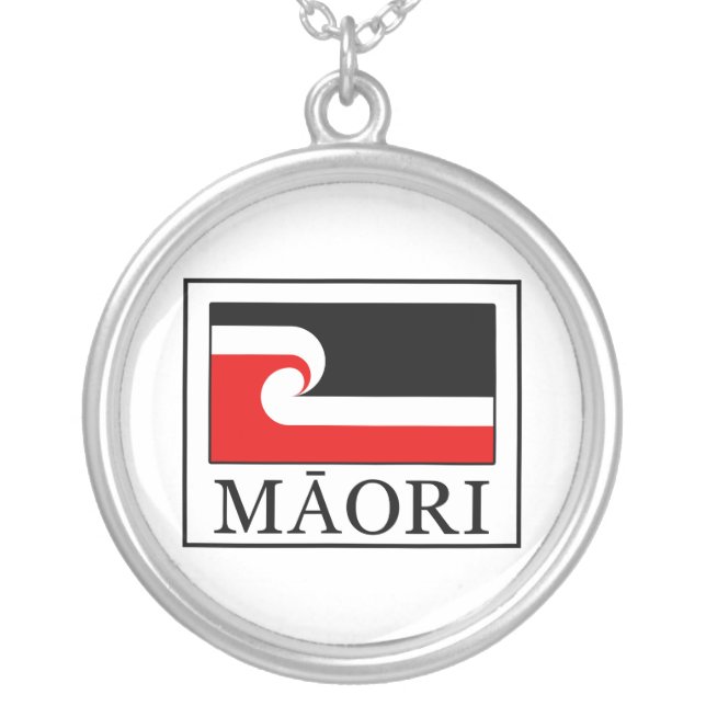 Maori Silver Plated Necklace (Front)