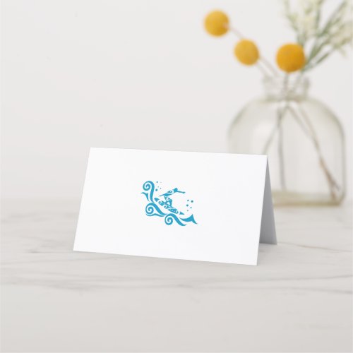 Maori Surfer With Waves Gift Idea Place Card