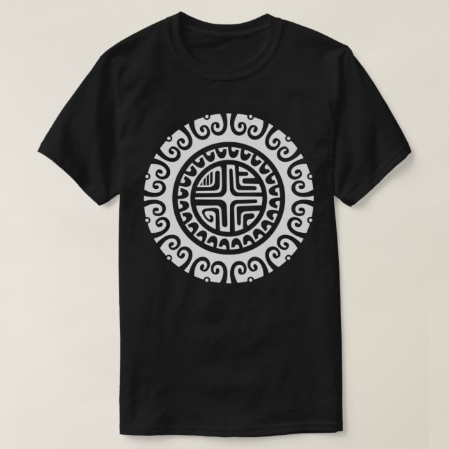 Maori Symbol Culture Tattoo New Zealand  T-Shirt (Design Front)