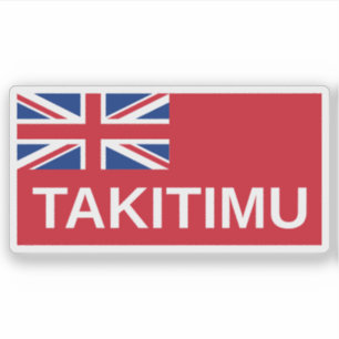 Māori (Takitimu) Flag, New Zealand Sticker