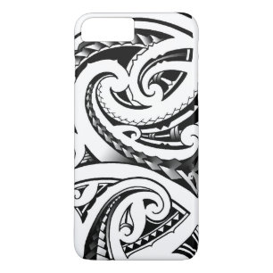 Maori tattoo designs New-Zealand moko iPhone 8 Plus/7 Plus Case