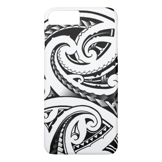 Maori tattoo designs New-Zealand moko Case-Mate iPhone Case (Back)