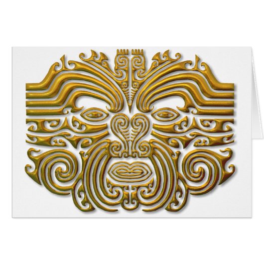 Maori Tattoo - Gold (Front Horizontal)