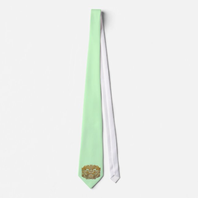 Maori Tattoo - Gold Neck Tie (Front)
