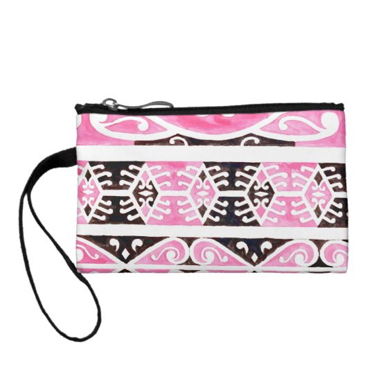 Maori Tibal Art pink bag