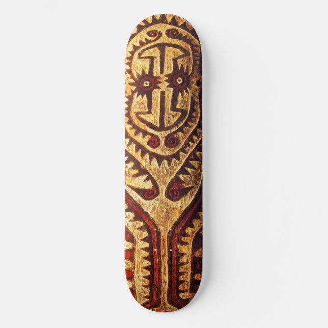 Maori Tribal Extreme Skateboard Deck (Front)
