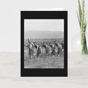 Maori War Dance 1917 Card