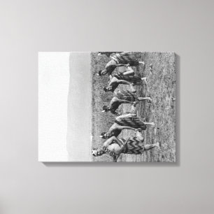 Maori War Dance Photograph Canvas Print