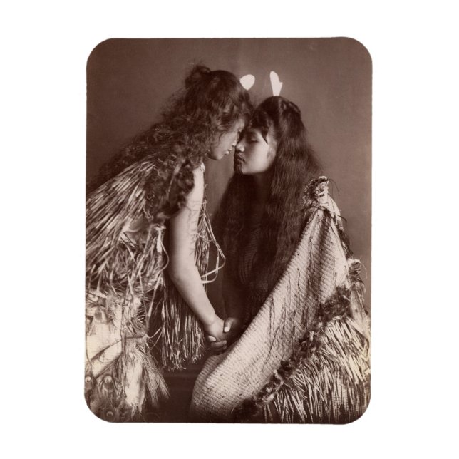 Maori Women, New Zealand Magnet (Vertical)