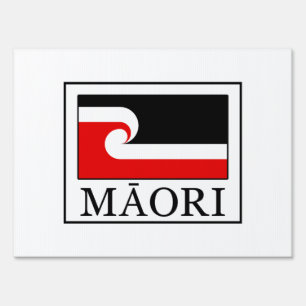 Maori Yard Sign