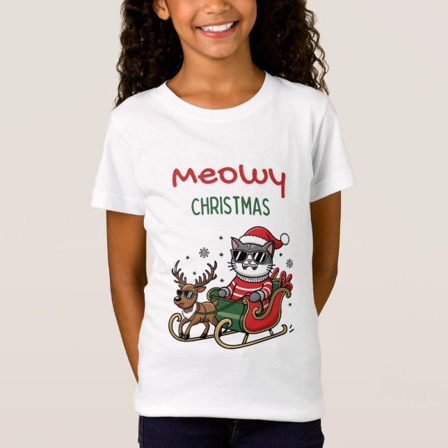  Maowy Christmas T-Shirt (Front)