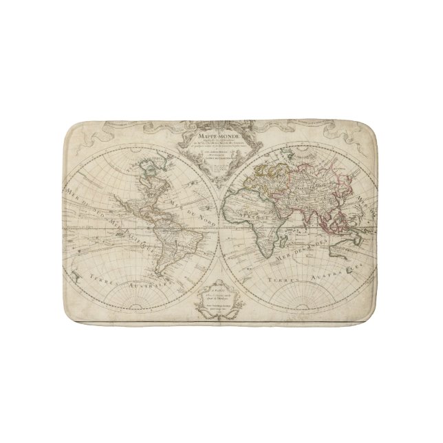 Map 2 bathroom mat (Front)