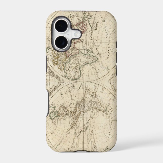 Map 2 iphone case (Back)