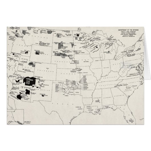 MAP: AMERICAN INDIANS 2 CARDS (Front Horizontal)