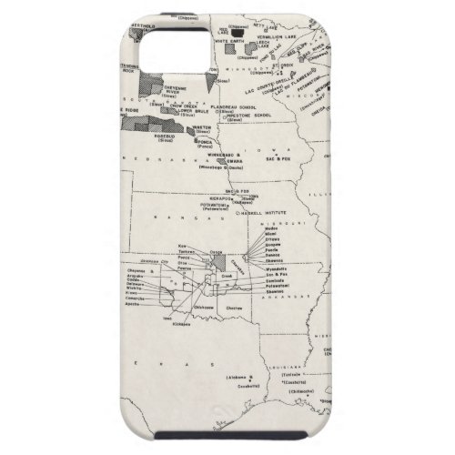 MAP AMERICAN INDIANS 2 iPhone SE55s CASE