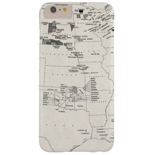 MAP AMERICAN INDIANS 2 BARELY THERE iPhone 6 PLUS CASE