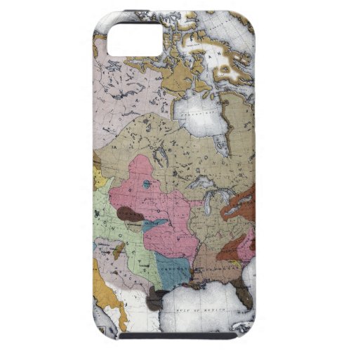 MAP AMERICAN INDIANS 3 iPhone SE55s CASE