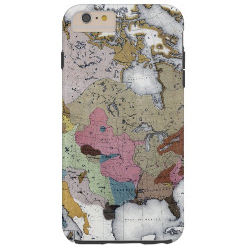 MAP AMERICAN INDIANS 3 TOUGH iPhone 6 PLUS CASE